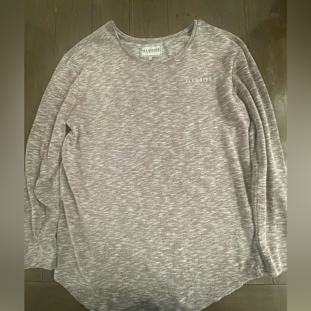 Mens illusive london crew cut long sleeve